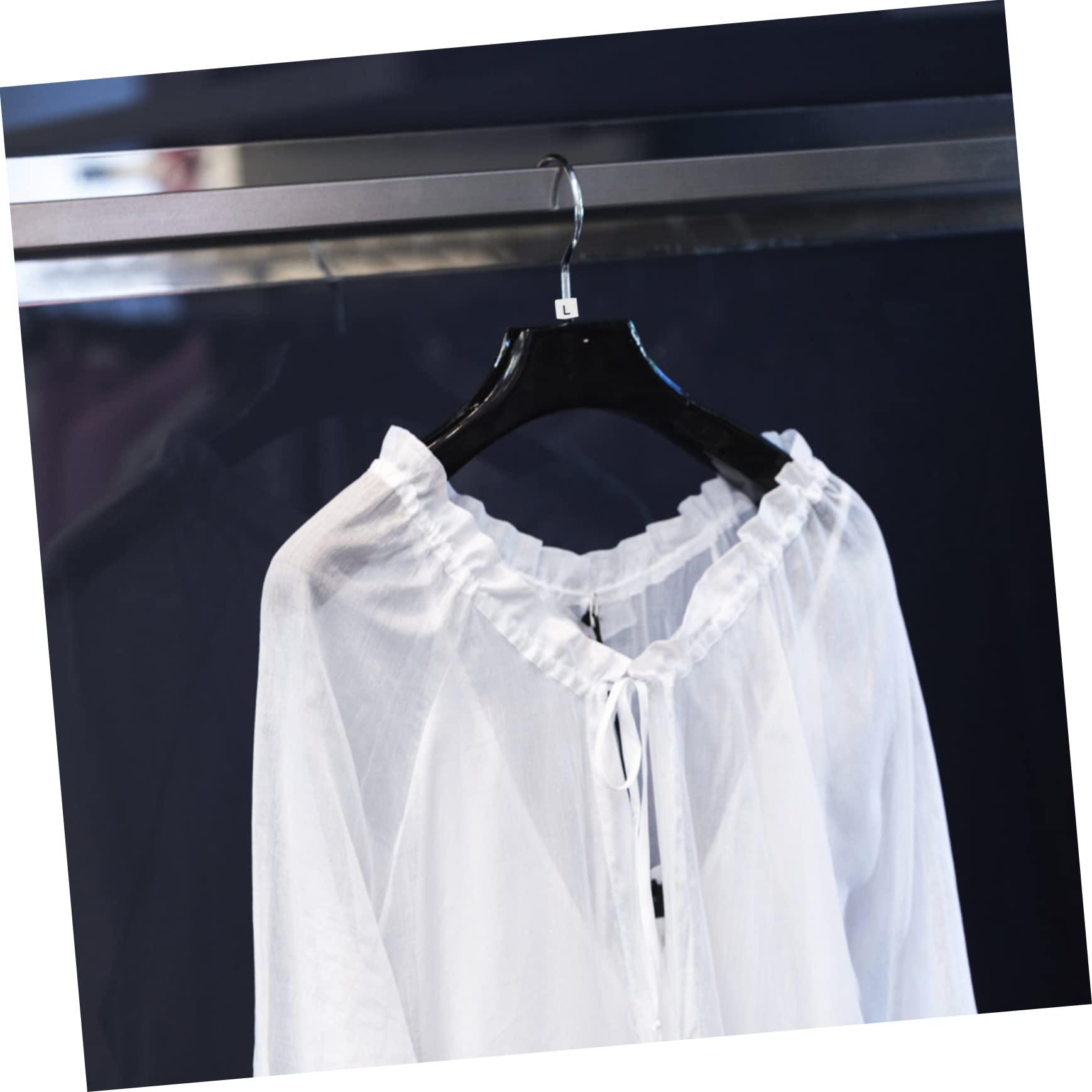 BESTOYARD BESTOYARD 300 Pcs Size Grain Clothes Hanger Size Markers with Numbers Clothing Size Markers Hangers Tags Marker Color- Coding Hanger Sizes Marker Ease Plastic Baby White Nursery Iron Wire