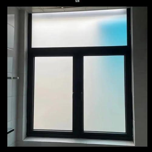 Sunice Sunice White Opaque Window Film Self Adhesive Frosted White Privacy Protection Sun Blocking Heat Rejection Glass Tint for Home,Building 23.6in x 79in