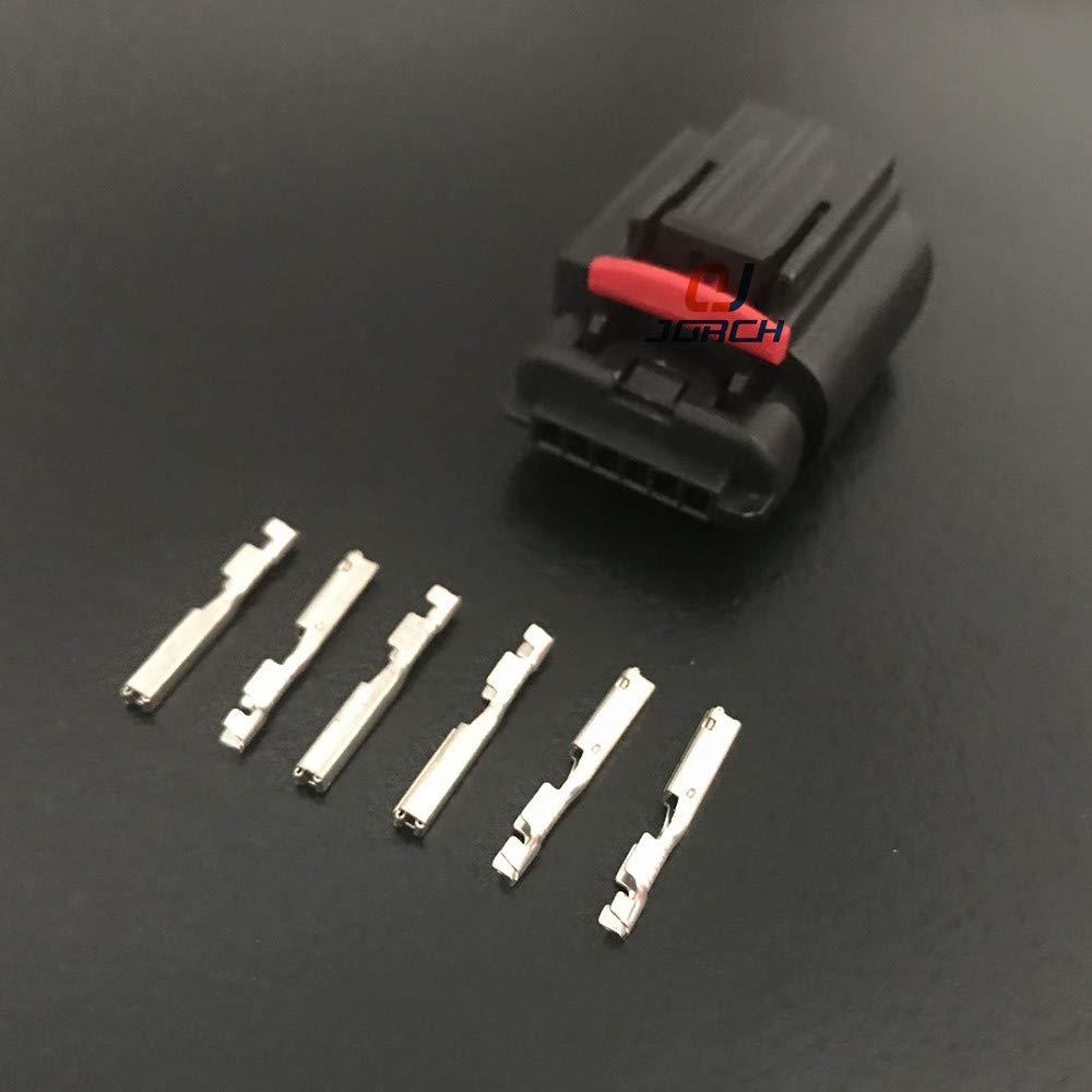 DAVITU Davitu 5 Sets 6 Pin Tyco Electronic connector plug For GM Alloytec V6 DBW Accelerator Throttle Pedal 1-1419168-1 - (Package: 20 sets)