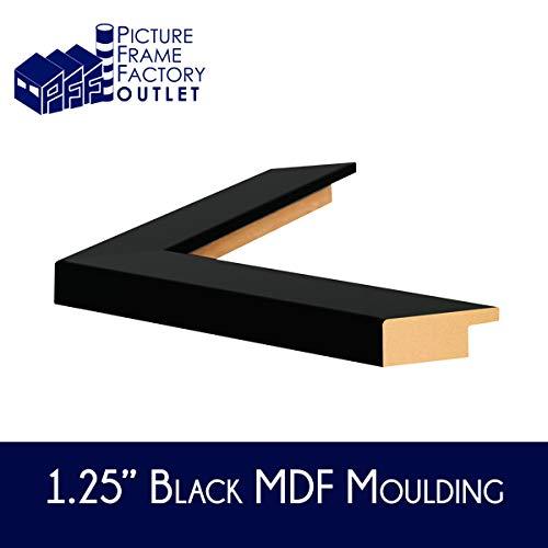 Picture Frame Factory Outlet (3) -20x29-1.25\" Flat Black Profile - Puzzle Frame - Hanging Hardware and Plexiglass Included