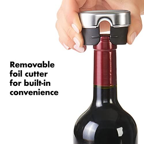OXO OXO SteeL Winged Corkscrew with Removable Foil Cutter, INOXO.3113400ML
