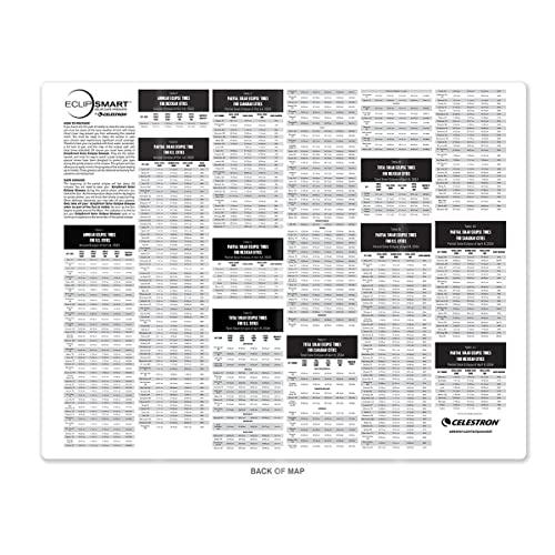 Celestron Celestron 2-Pack EclipSmart Safe Solar Power Viewers 2x Magnification Meets ISO 12312-2:2015(E) Standards Solar Safe Filter Technology Observe Eclipses & Sunspots Includes Eclipse Map