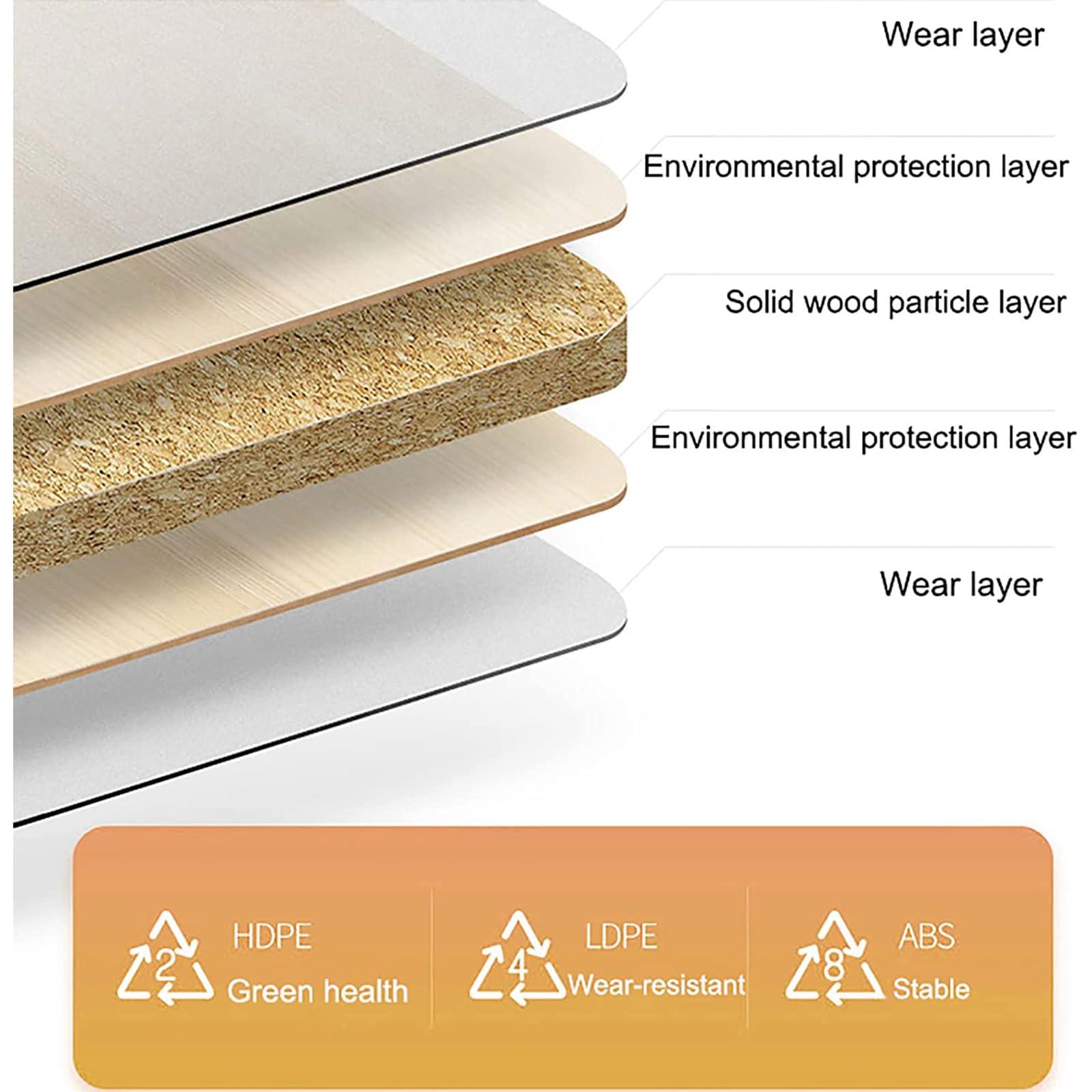 Topjia TopJia Folding Wall Mounted Table,Wood Wall Kitchen Table & Dining Table Desk,Narrow Long Wall Table Fold Down,Floating Desk,Bar Tables,Workbench,for Home Office Laundry(31.5x15.7inch, Natural)