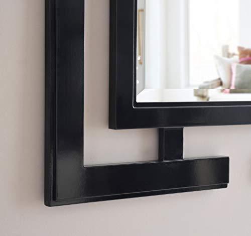 Kenroy Home Kenroy Home Casual Wall Mirror ,41 Inch Height, 0.75 Inch Length, 29 Inch Width with Gloss Black