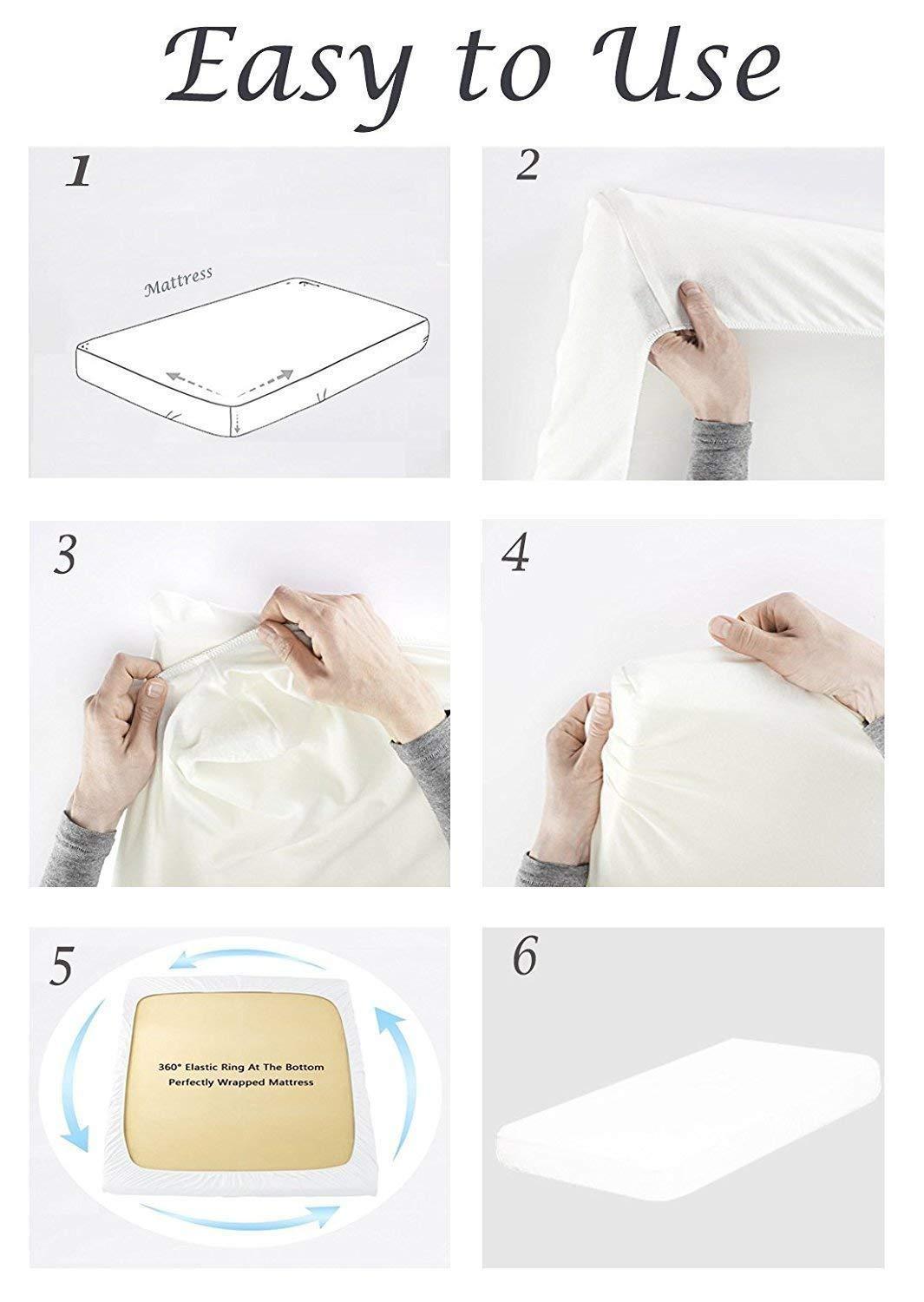 LaxLinen Sheets Royal Blue Solid Alaska King- 1 PCs Fitted Sheet Extra Deep Pocket Sheets Fits Mattress 18\"- 24\" Inch All Around Elastic Egyptian Quality-600 TC