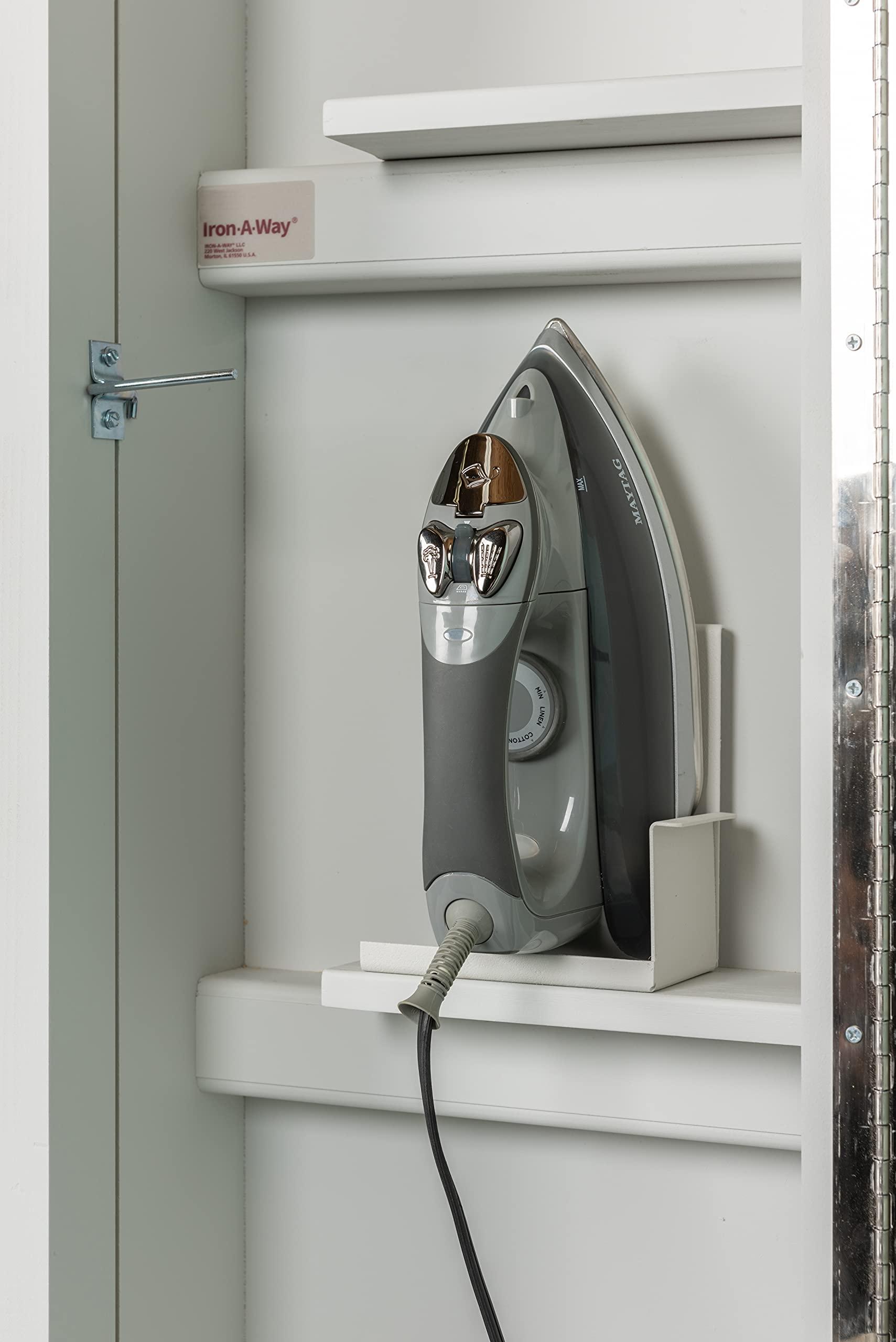 Iron-A-Way Iron-A-Way Built-In Ironing Center with 42 Inch Ironing Board, Hot Iron Storage and No Door-NE42NDU