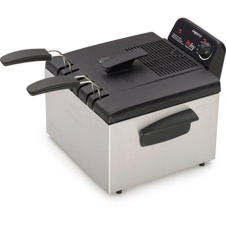 Presto Presto 05466 Stainless Steel Dual Basket ProFry immersion element deep fryer