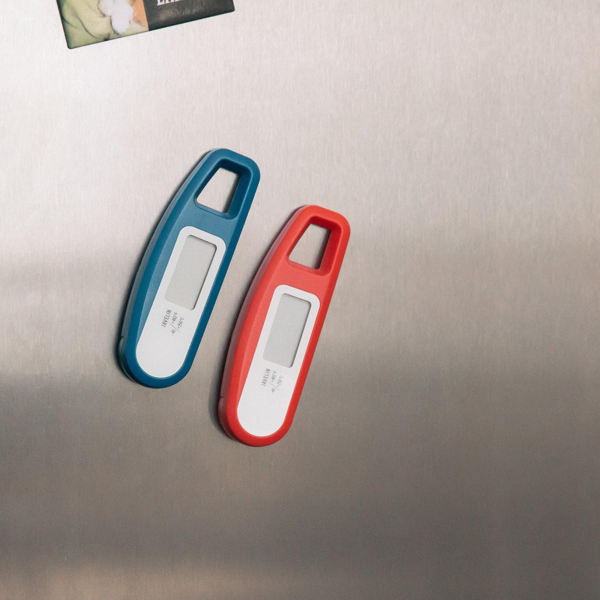 Lavatools Lavatools Javelin Ultra-Fast 2-Second Digital Instant Read Meat Thermometer for Grill and Cooking, 2.75\" Probe, Compact Foldable Design, Large Display, IP65 Water Resistant, NSF Certified Sesame