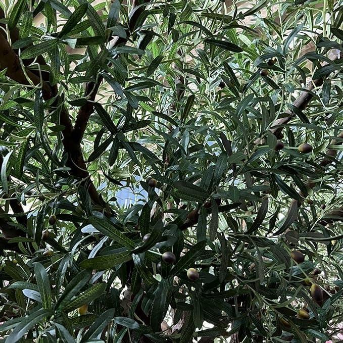 Sohodoo Simulated Banyan Tree, Fake Tree with Real Wood Trunk, Hotel Landscaping Tree Artificial Plants Wishing Tree for Indoor Modern Decor (Size : 1mx0.9m)