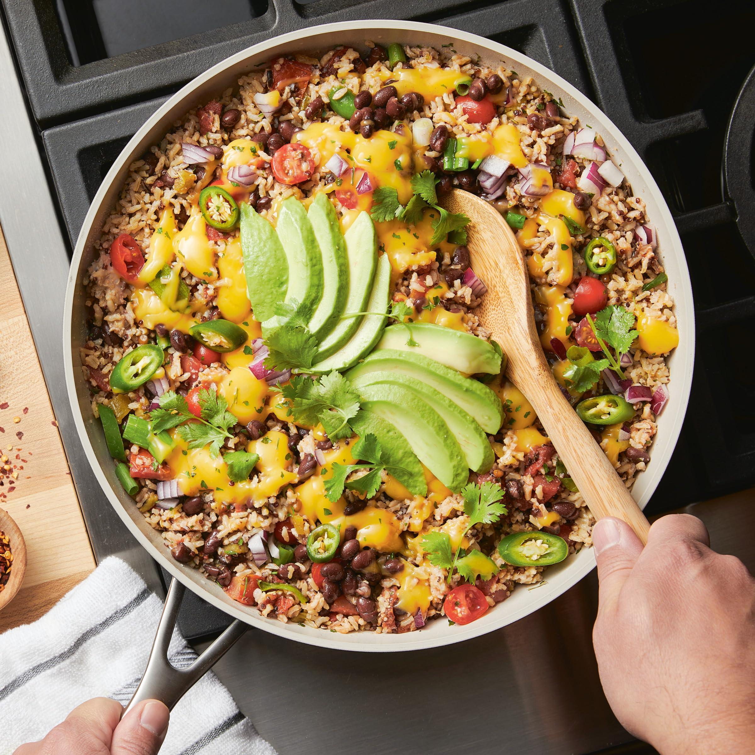 KitchenAid KitchenAid Hard Anodized Ceramic Nonstick Frying Pan/Skillet, 12.25 Inch, Matte Black