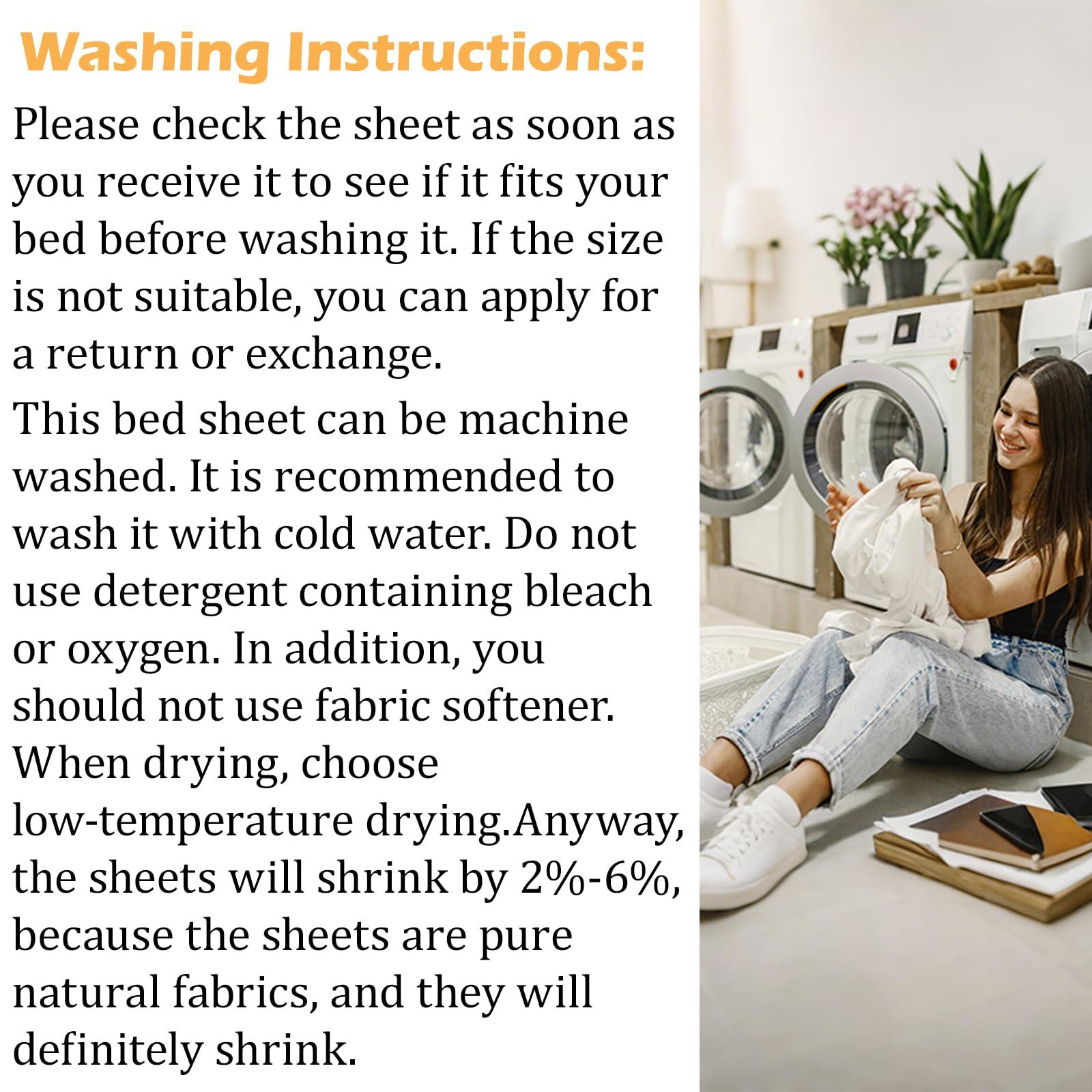 NIULAFR NIULAFR Grounding Sheets - 95% Nature Cotton +5% Silver Fiber - with Grounding Cord, Keep Good Sleep - Natural Healthy