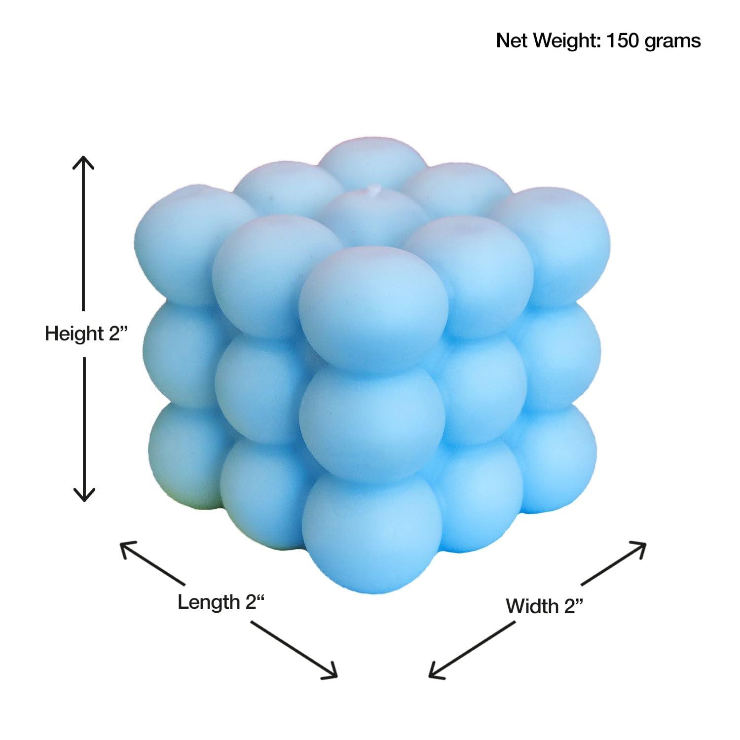 Generic Classic Bubble Candle (Color: Blue, Scent: Unscented)