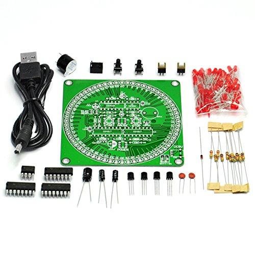 Gikfun Gikfun 60 Seconds DIY Electronic Timer Soldering Practice Board Kit for Arduino 61 Red LED EK1904