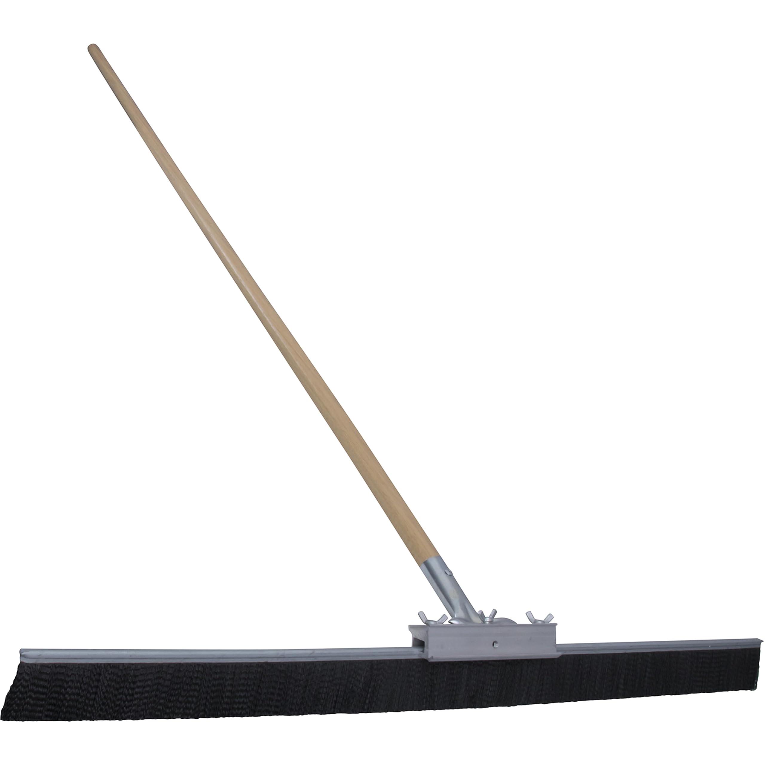 Marshalltown MARSHALLTOWN Heavy-Duty Seal Coating Broom, 36 Inch Broom Head, 72 Inch Wood Handle, Heavy Duty Synthetic Brush Strip with 2-1/2 Inch Trim, RED700373