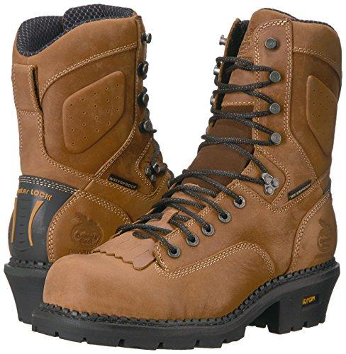 Georgia Boot Georgia Boot GB00097 Men BRN 9" Work, Brown, 8.5 Wide