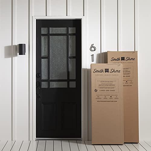 South Shore South Shore Bebble Modern Bunk Bed White and Natural Twin