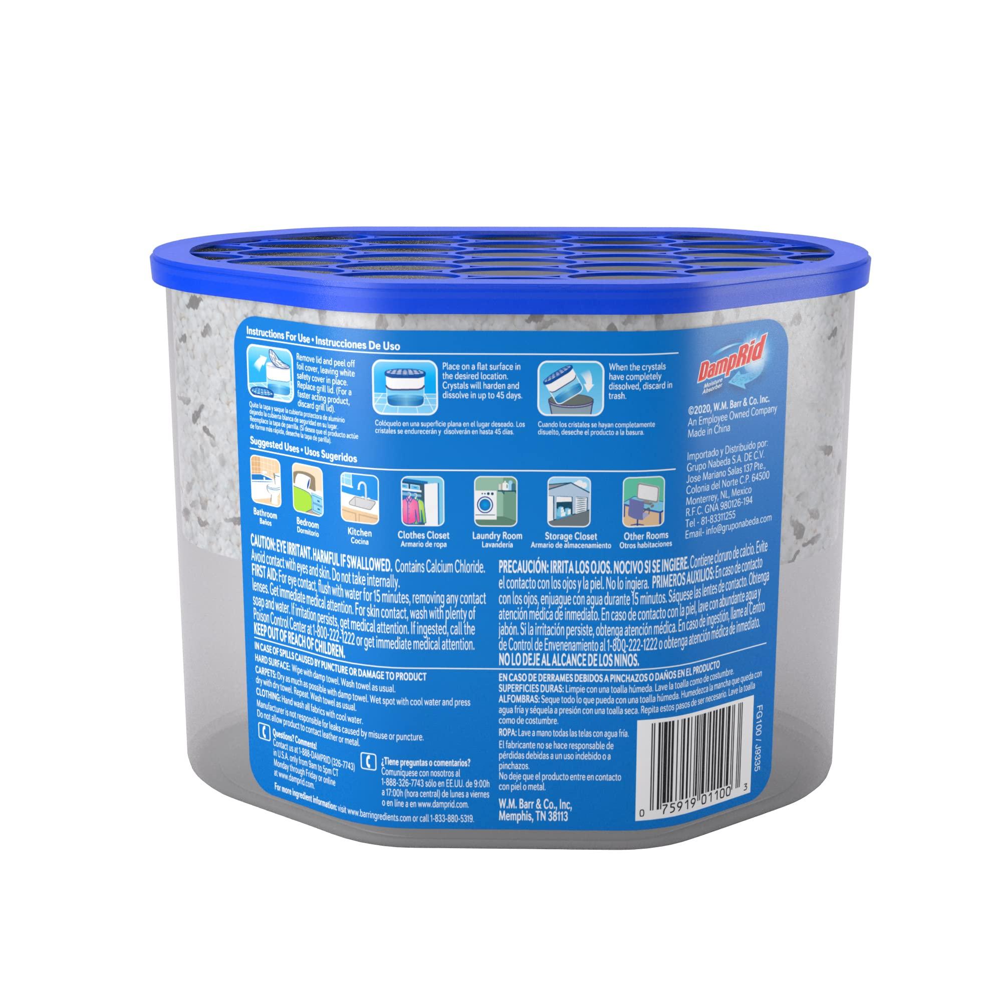 DampRid DampRid FG100 Unscented Disposable Moisture Absorber, 10.5-Ounce,White