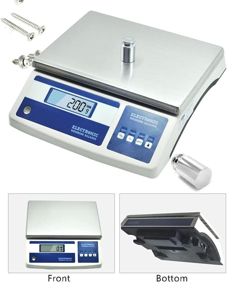 AttreX AttreX Scientific Industrial Counting Scale Counting Scale for Parts and Coins Lab Digital Balance 0.1g High Precision Scale Gram Scale Scales