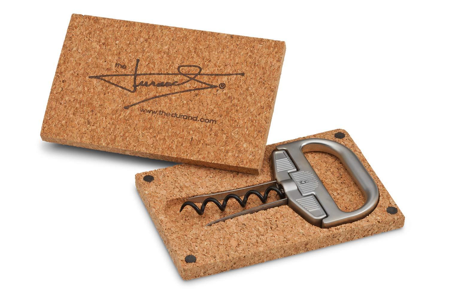 THE DURAND The Durand two part device to successfully remove older and fragile wine corks whole and intact.