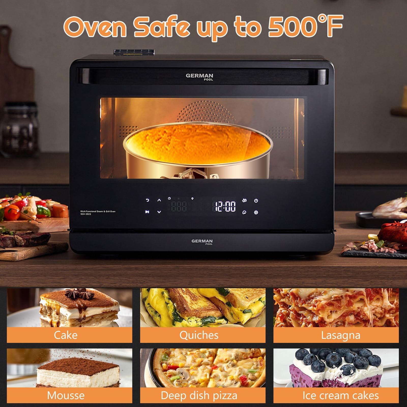 Vermida Stainless Steel Springform Pan Set,7\" 9\" 10\" Nonstick Leakproof Baking Cake Pan Set,Round Bakeware Cheesecake Pan with Removable Bottoms and 20pcs Parchment Paper Liners for Instant Pot and Oven