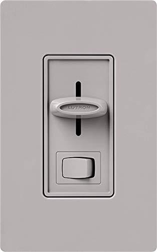 Lutron Lutron Skylark LED+ Dimmer Switch for Dimmable LED, Halogen and Incandescent Bulbs | Single-Pole or 3-Way | SCL-153P-GR | Gray
