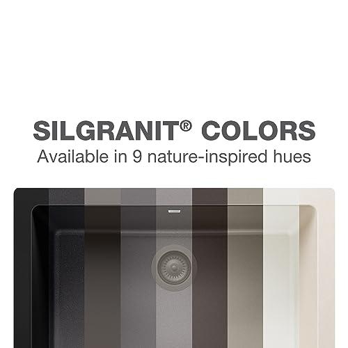 BLANCO BLANCO 441282 Diamond Silgranit 70/30 Double Bowl Drop-in/Undermount Kitchen Sink, 33'' x 22'' x 9-1/2'', Truffle