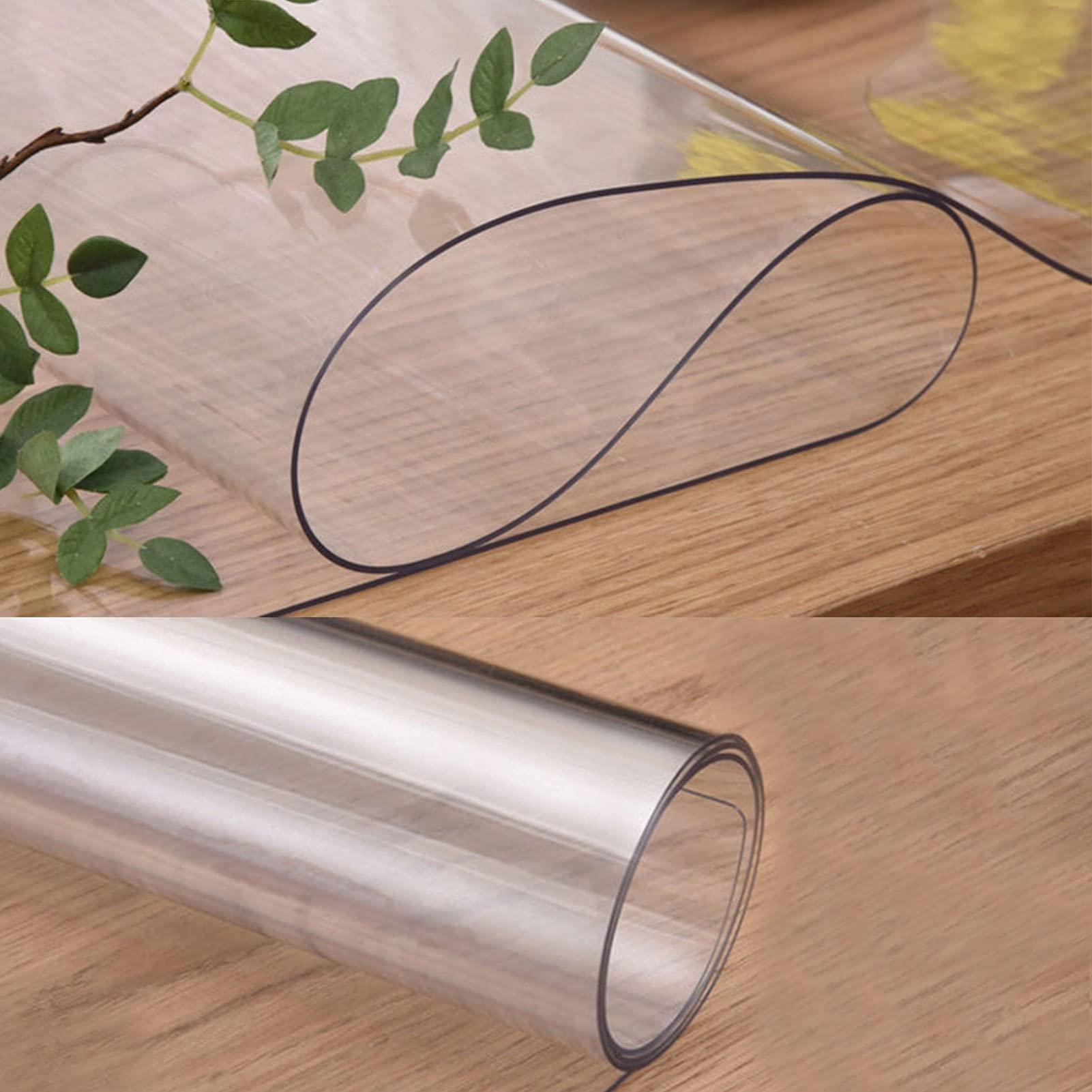 DTDMY Vinyl Tablecloth Waterproof - Oil Proof Spill-Proof Rectangle Plastic Table Cloth - Wipe Clean PVC Table Cover for Summer Indoor/Outdoor Table Covers Waterproof Rectangle ( Size : 3559inch/90150cm )