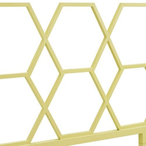 Walker Edison Walker Edison Kid\'s Honeycomb Twin Size Headboard, Yellow