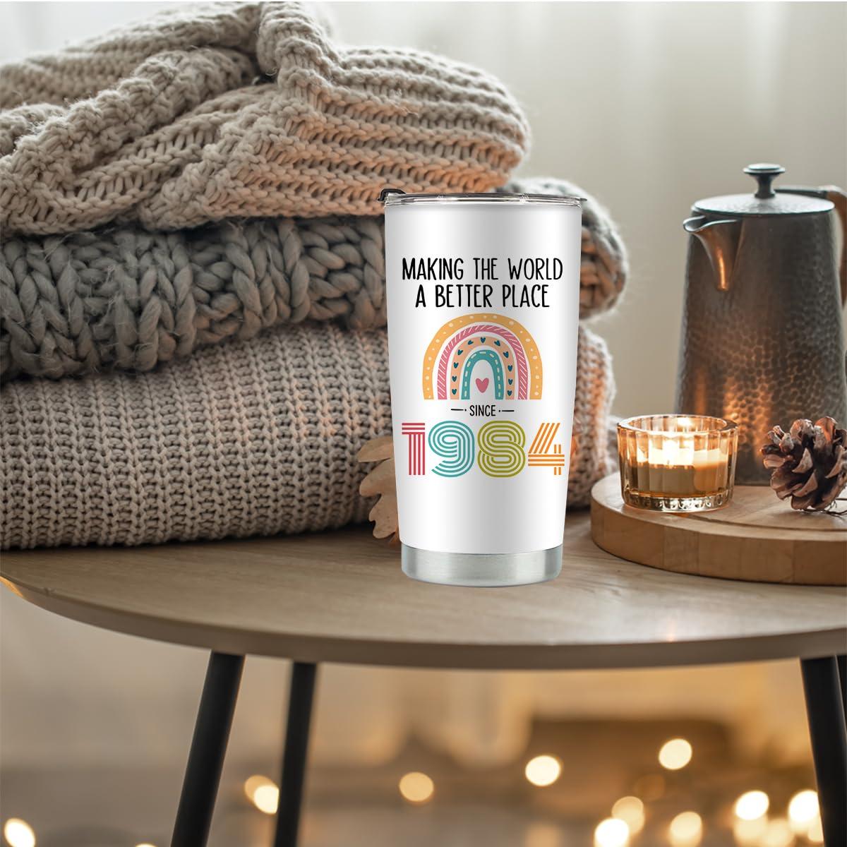 kdxpbpz 41st Birthday Gifts for Women, Tumbler 20 oz Stainless Steel Vacuum Insulated Tumblers, 1983 Birthday Gifts for Women, 41 Year Old Birthday Gifts, 41st Birthday Gift Ideas, 41st Birthday Tumbler