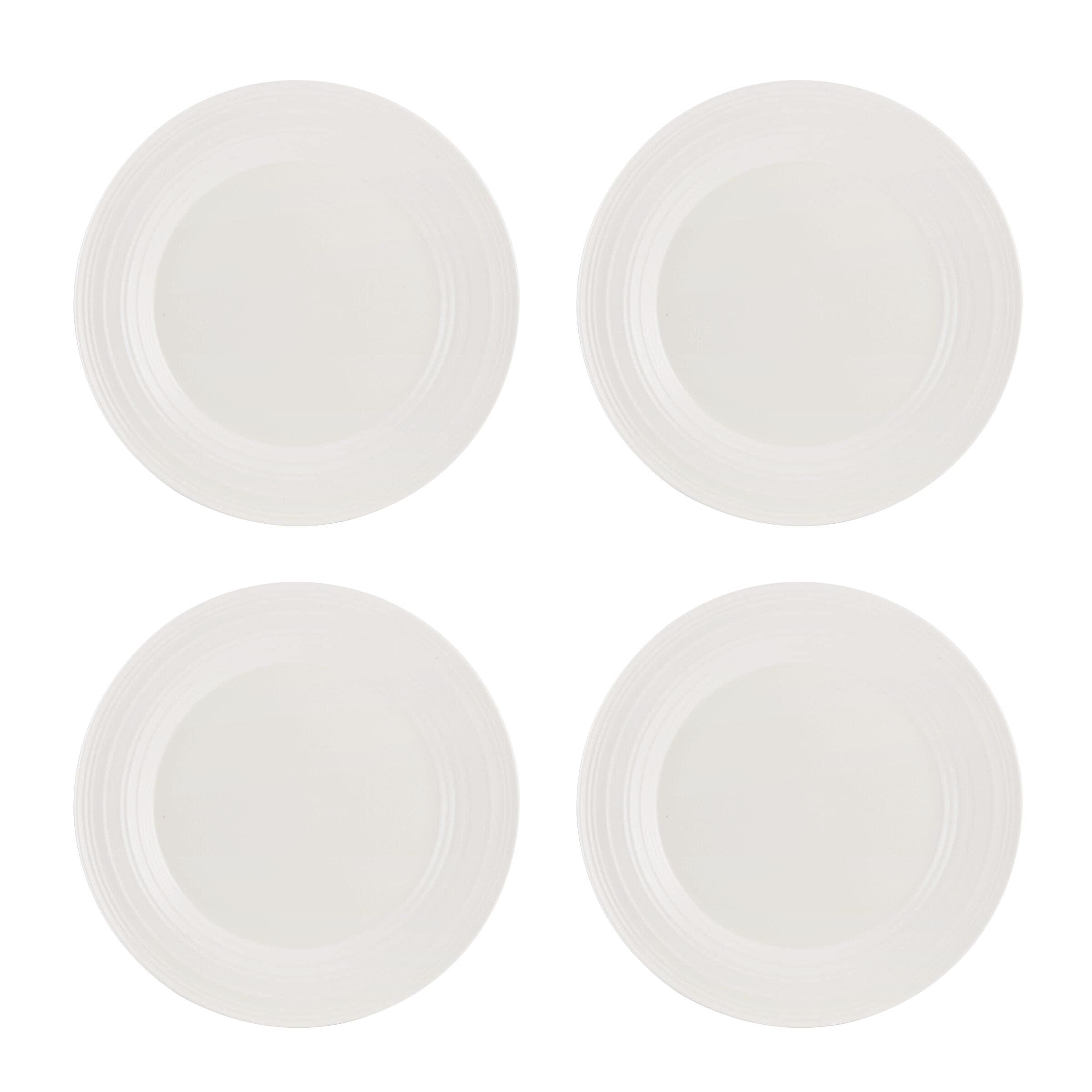 Mikasa Mikasa Swirl White 16 Piece Dinnerware Set, Service for 4