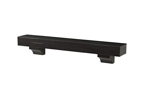 Pearl Mantels Pearl Mantels 412-48-20 The Shenandoah 48-Inch Shelf/Mantel Shelf Espresso Rustic Distressed Finish