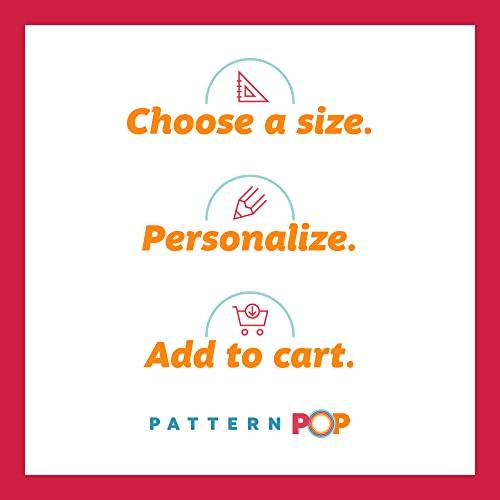 Pattern Pop Personalized Chalkboard Bunco Babes Meet Here Metal Room Sign (8x12 Inches)