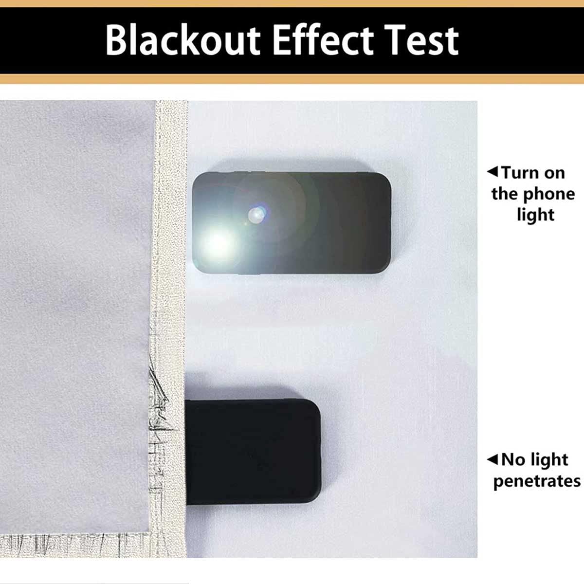 ViLJe Heat Blocking Curtains 63 Inches Long, Paris Over Roofs House Grommet Curtain Drapery Sets for Bedroom & Living Room 55 x 63 Inch