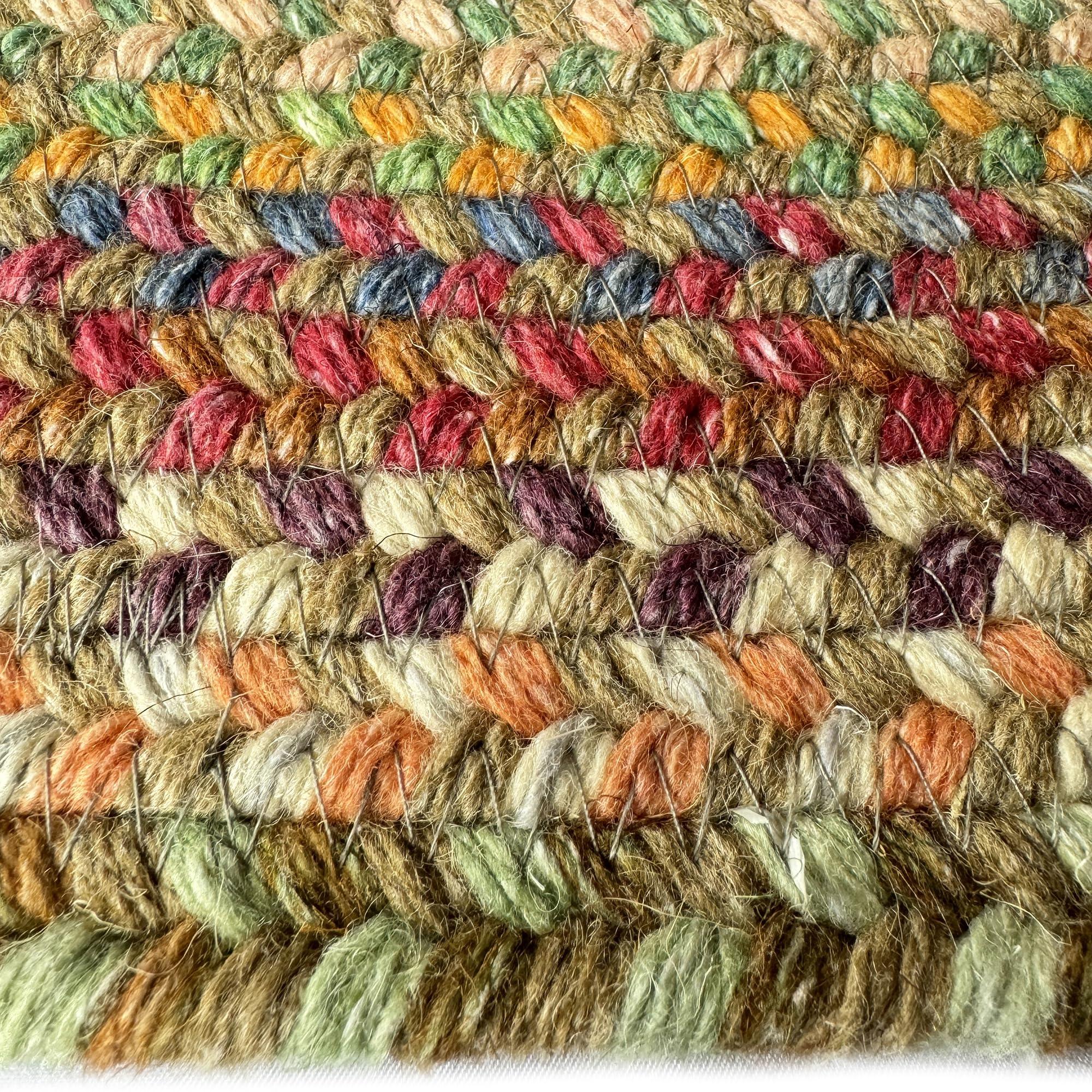 Capel Capel American Heritage Cinnamon 4' 0" X 6' 0" Oval Braided Rug