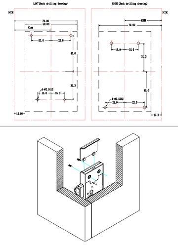Lock Connection Armstrong RFID Lock, Hidden Lock Plunger Style