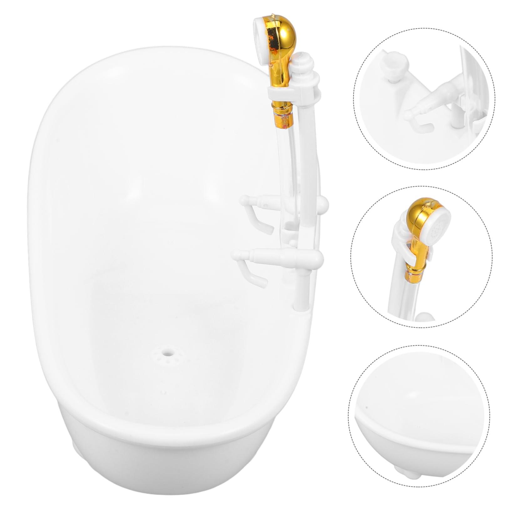 PRETYZOOM PRETYZOOM 2pcs Bathtub Cocktail Glass Tequila Cup Bathtub Shaped Container Creative Smoothie Cup Bar Drinks Container Cold Drink Cup Tubs Miniature Electric Bathtub Containers White Plastic