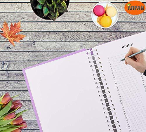 ARPAN ARPAN Large Self Adhesive Photo Albums with 20 sheet/40 Sides (Pastel Purple)