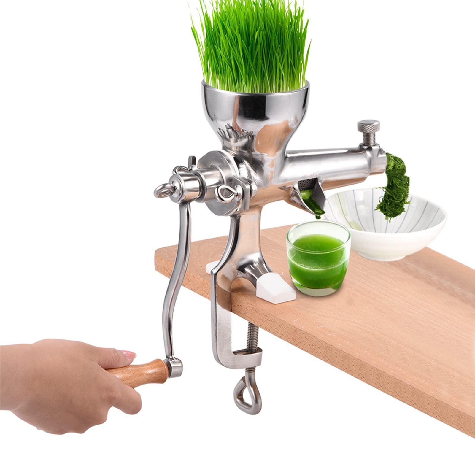 flexman FLEXMAN Stainless Steel Wheat Grass, Wheatgrass Manual Hand Juicer Health Juice Extractor Tool for Grass, Fruit, Vegetables