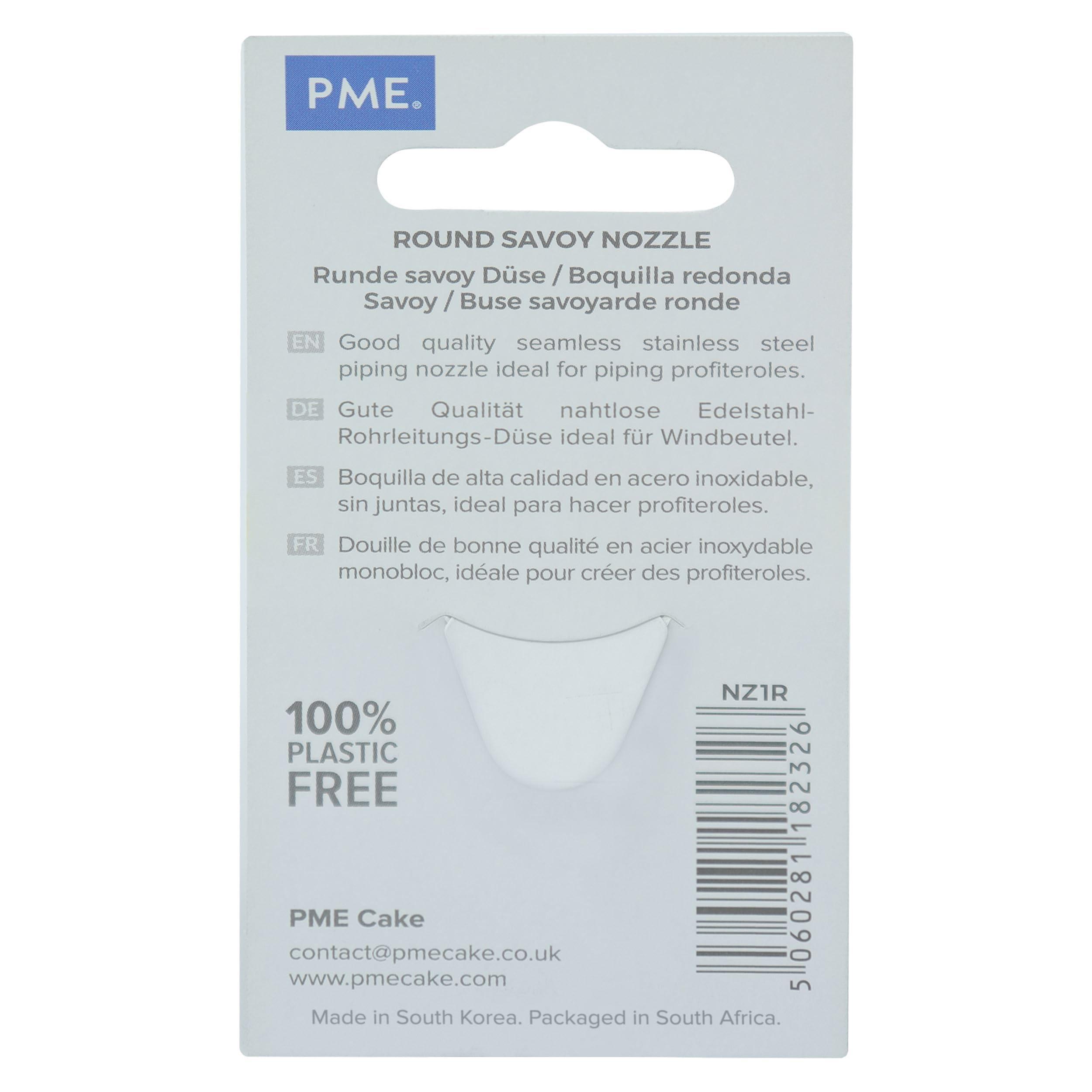 PME JEM Small Plain Round Savoy Piping Nozzle no. 1R