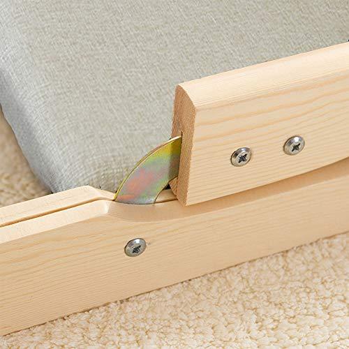 ZHEKUN ZHEKUN Tatami Chair Accent Furniture,Foldable Meditation Floor Chair, Living Room Chair Floor Seat, Portable Japanese Legless Chair,Lazy Sofa for Bay Window Meditation Reading,Balny Chair with Cushion