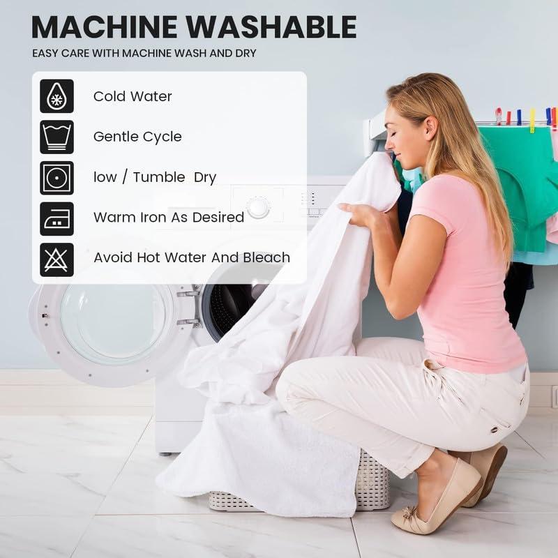 MD Home Decore Cal-King Sheet Set - 7 Piece Set - Adjustable Bed Sheets - 100% Egyptian Cotton - Extra Deep Pockets - Navy Blue Solid