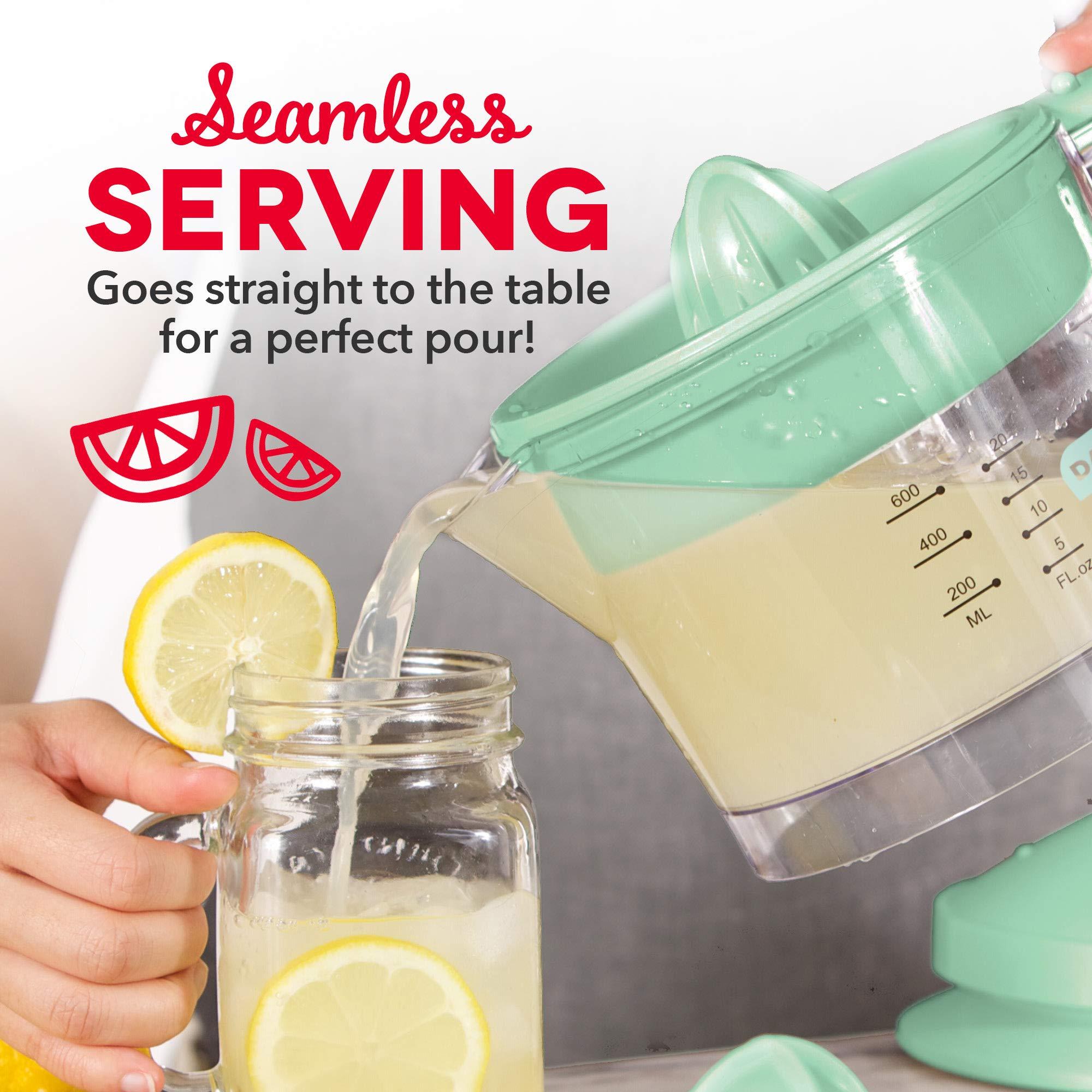 DASH DASH Citrus Juicer, Dual Citrus Cones, 20 fl. oz. Capacity, 25 Watts