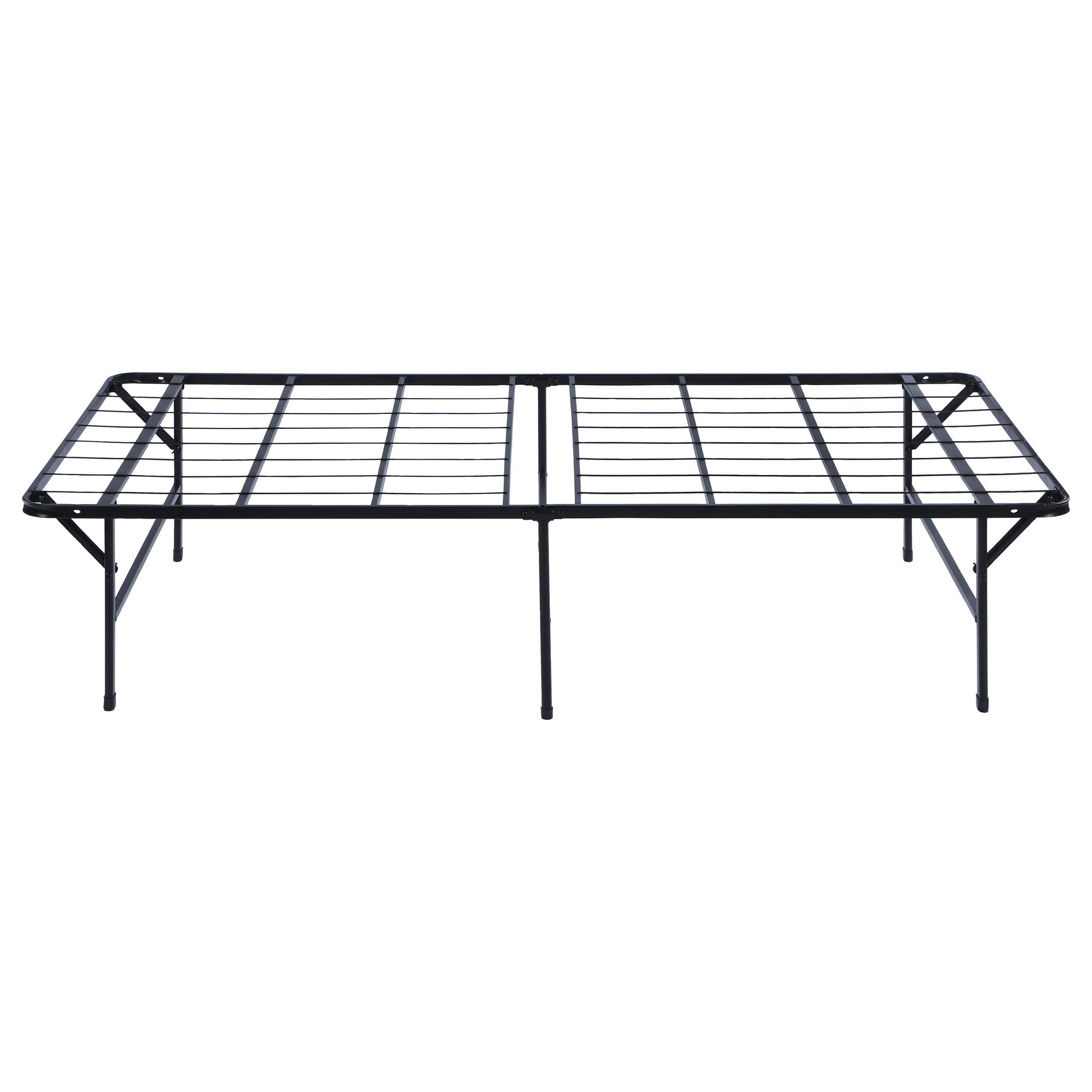 Coaster Home Furnishings Coaster Home Furnishings Mabel 14 Inch High Twin Size Heavy Duty Sturdy Steel Foldable Metal Bed Frame Mattress Support Black 305957T