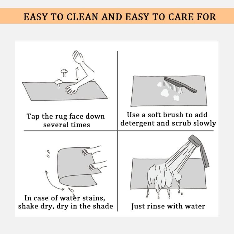 SEALFO SEALFO Abstract Landscape Area Rug, Mountains Washable Rug, Indoor Outdoor Rug Machine Washable Non Slip for Bedroom Dining Room Home Office Kitchen-4ft5ft