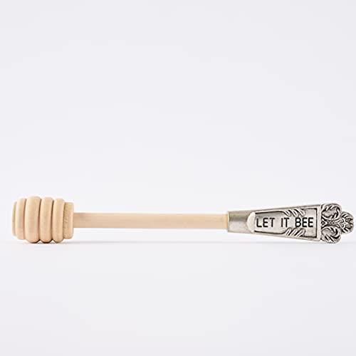 Mud Pie Mud Pie Honey Pot Serving Set, 4x3, White