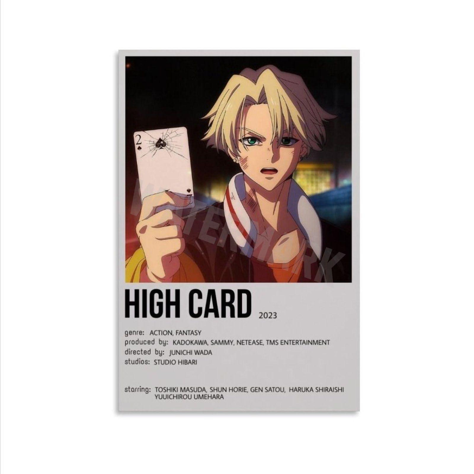 AANAN Anime Poster High Card Minimalist Anime Art Poster Home Living Room Bedroom Decoration Gift Printing Art Poster Unframe-style 16x24inch(40x60cm)