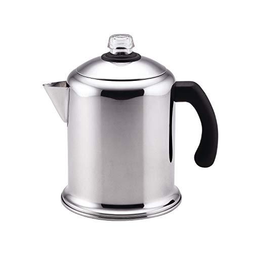 Farberware Farberware 50124 Classic Yosemite Stainless Steel Coffee Percolator - 8 Cup, Silver,Stovetop
