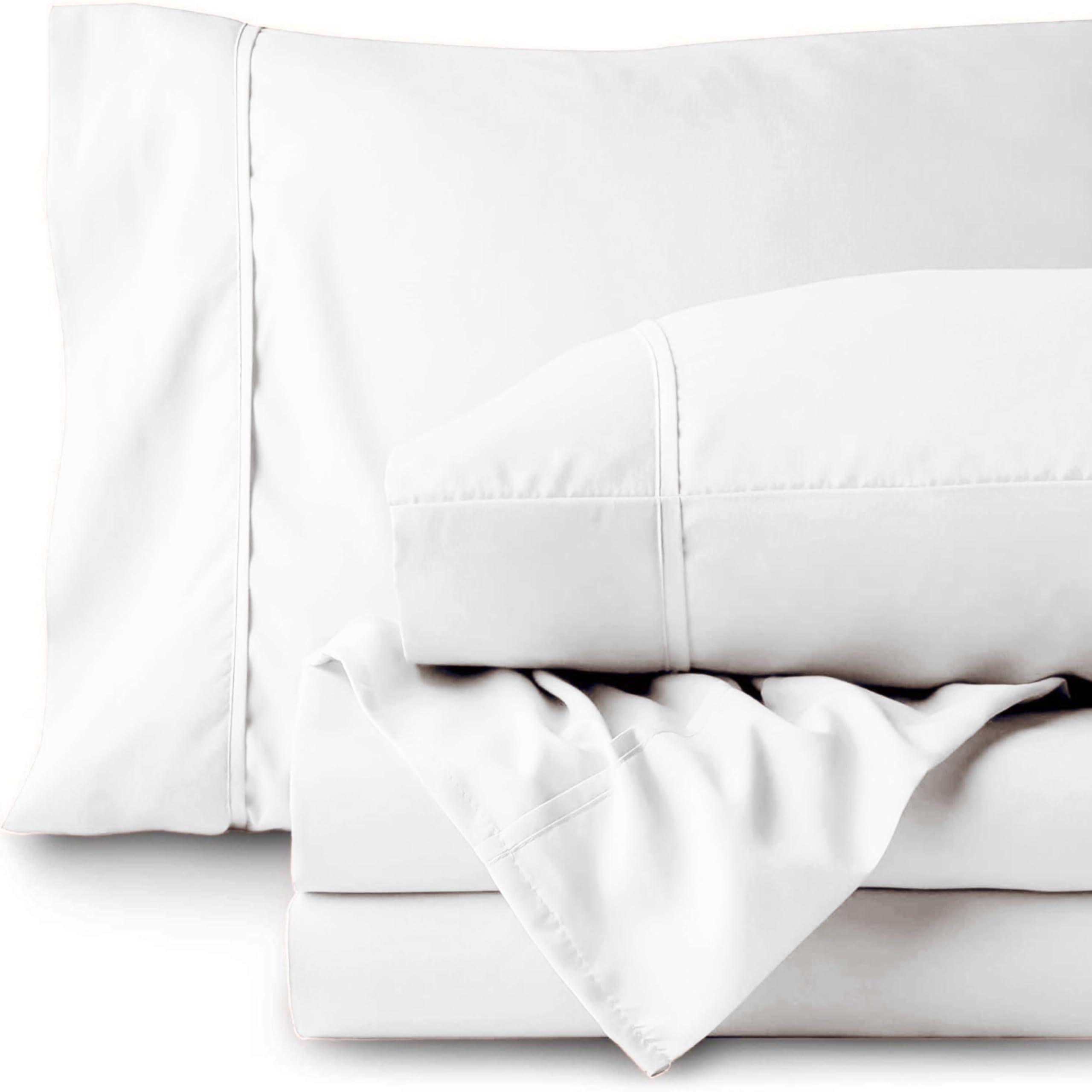 Drona Bedding Queen 4 Piece Round Bed Sheet Set Pure Cotton 600 Thread Count 1 Flat Sheet, 1 Round Bed Fitted Sheet and 2 Pillow Cover - Easy Fit with 20\" Deep Pocket, Round Bed Sheet Set, Teal