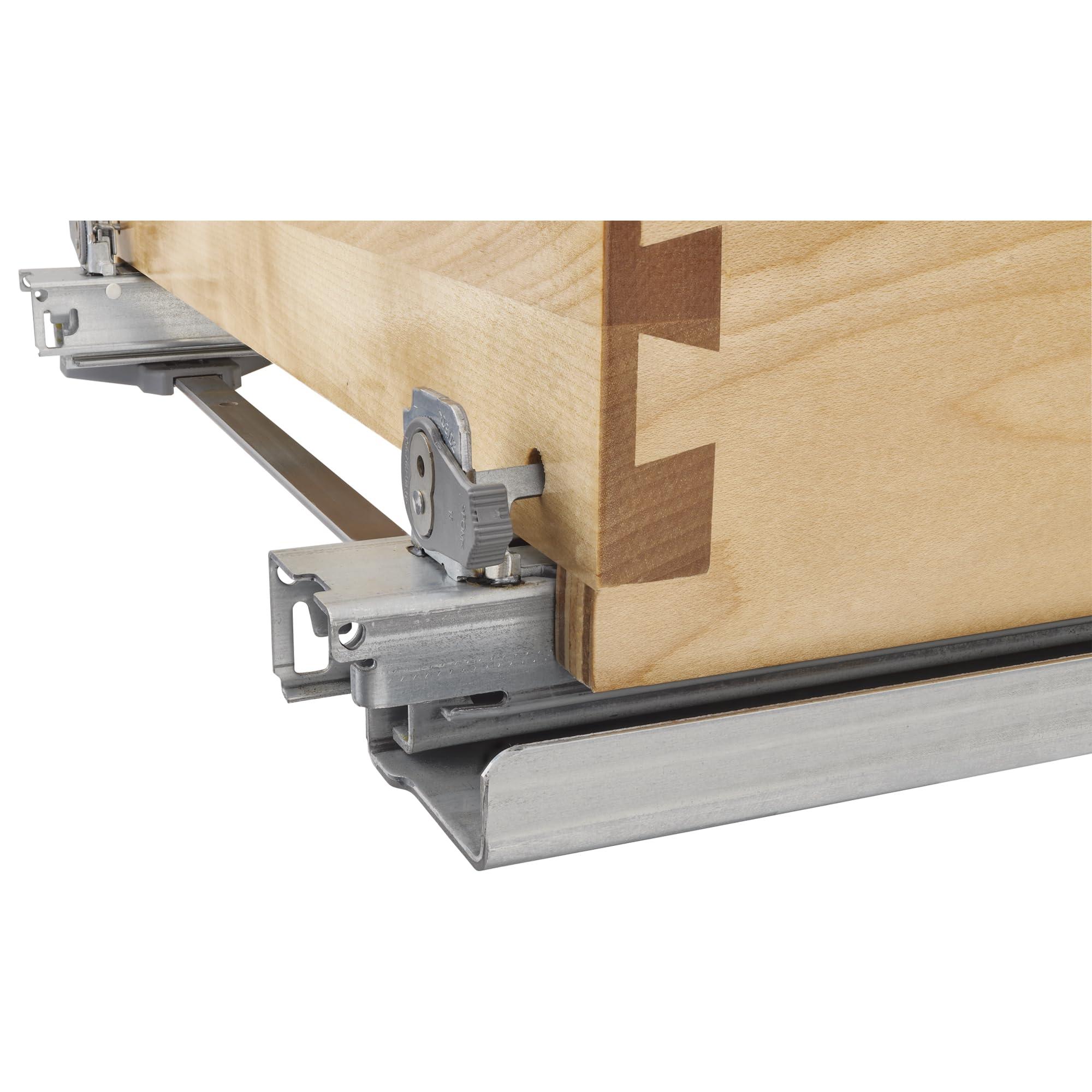 Rev-A-Shelf Rev-A-Shelf 5\" Pull Out Storage Organizer for Base Kitchen Cabinets w/Soft-Close, Sliding Shelves for Utilities, Utensils or Spices, 448UT-BCSC-5C