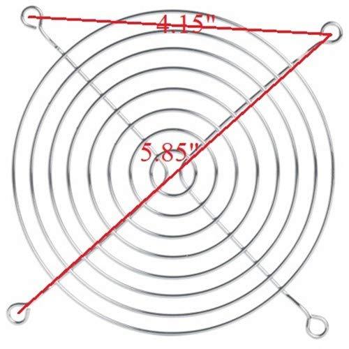 Fan Grill Tanning Bed Part - Cooling Fan Guard 4.5" ETS 20135 Fan Grill with 4 rivets